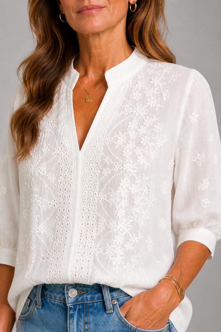 White Lace Blouse