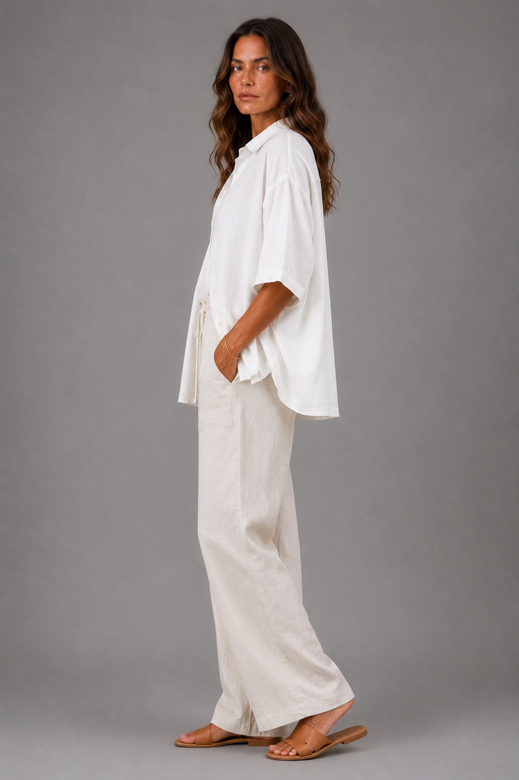 Cream Knit Blouse