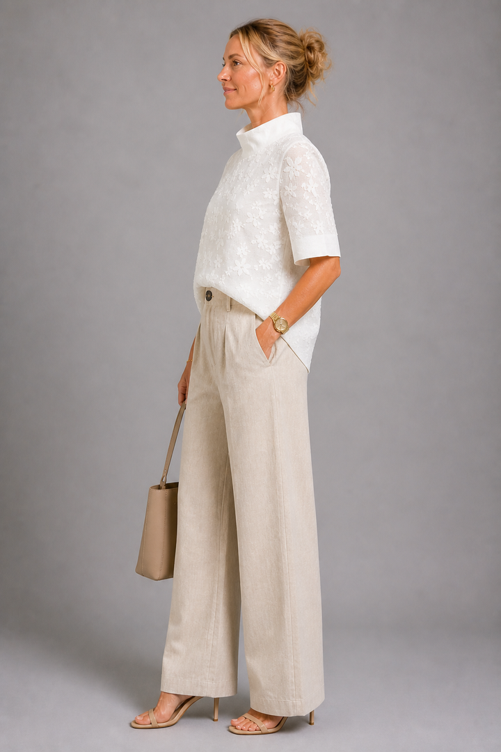 Embroidered Chic Top