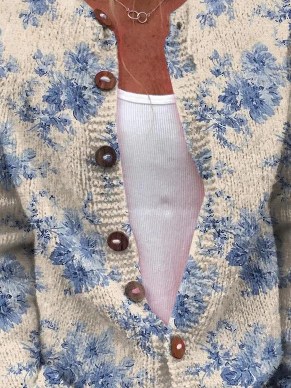 Daysie Vintage Gebreide Cardigan Trui