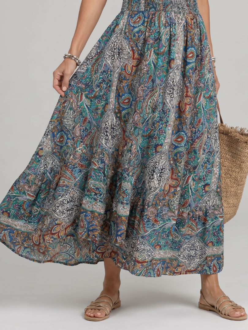 Marisela Paisley Jurk