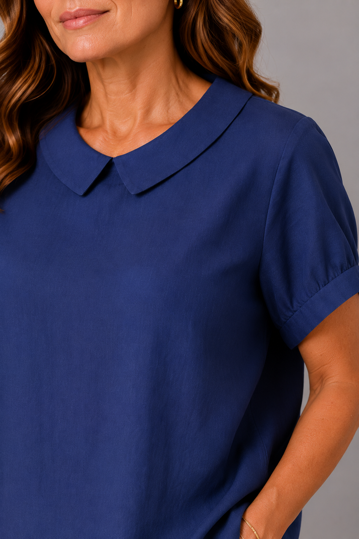 Elegant Blue Blouse