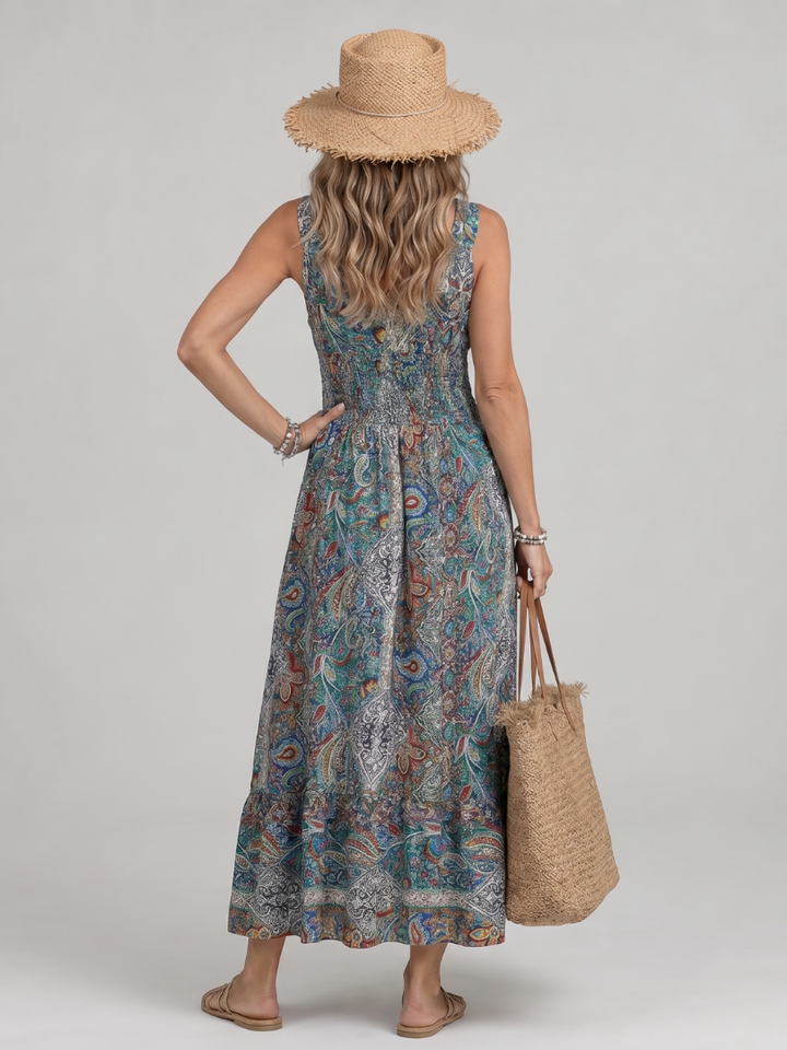 Marisela Paisley Jurk