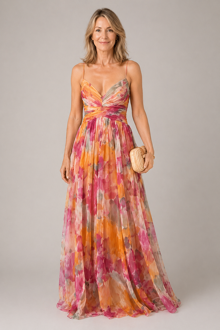 Sunset Bloom Jurk