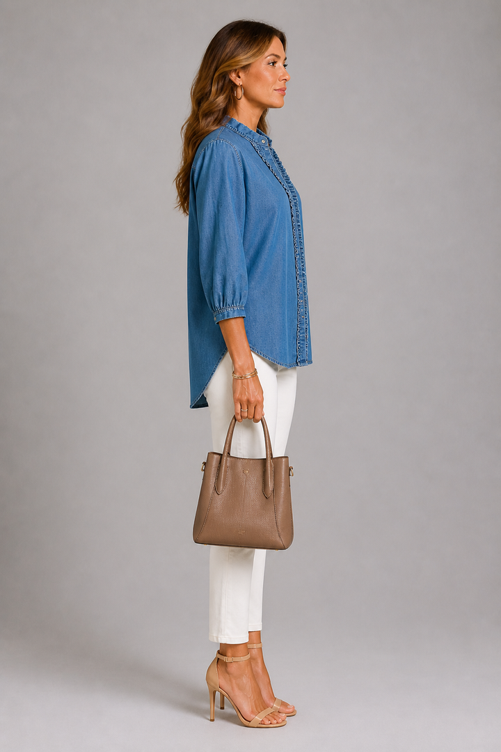 Denim Grace Blouse