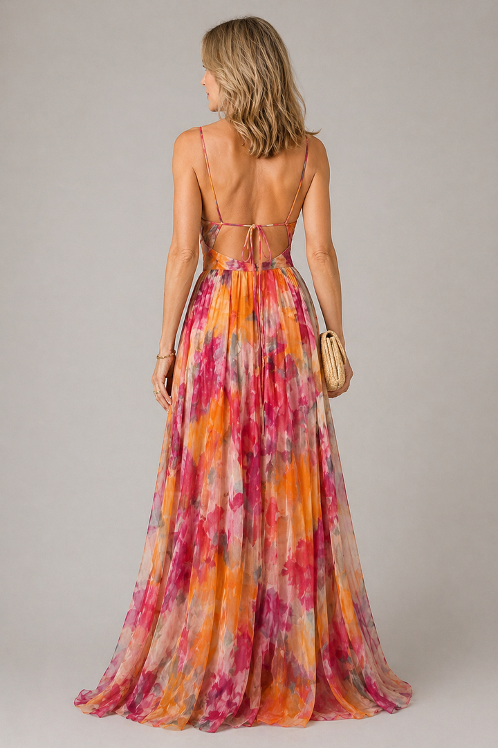 Sunset Bloom Jurk