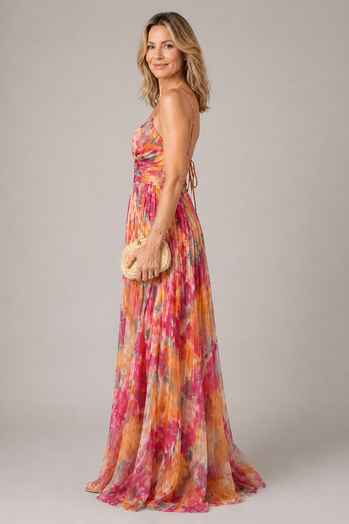 Sunset Bloom Jurk