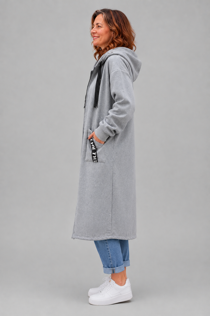 Sophie Oversized Damesmantel met Capuchon