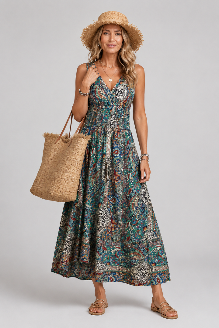Marisela Paisley Jurk