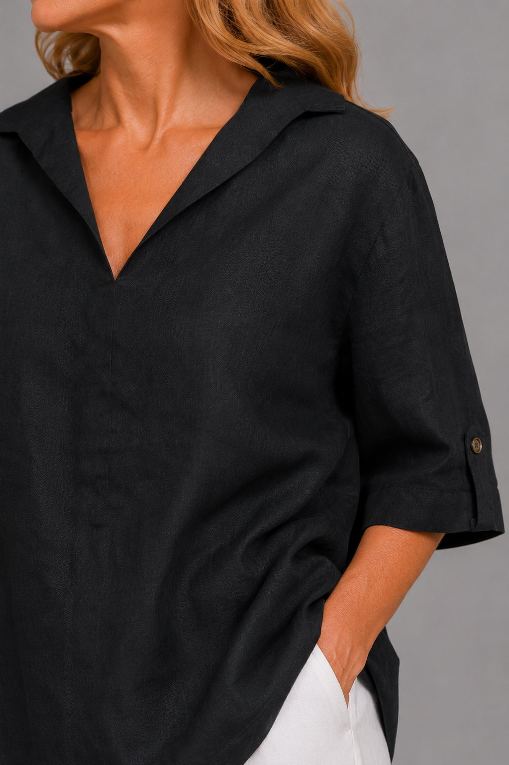 Soft Linen Blouse
