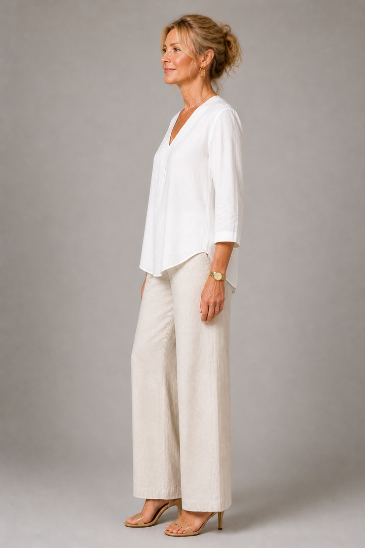Beige Comfort Top