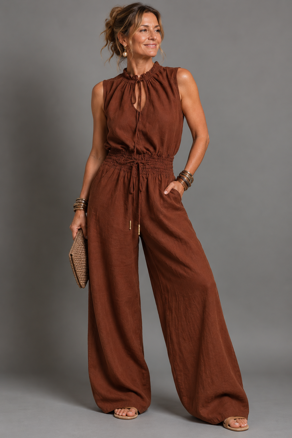 Jette Mouwloze Jumpsuit